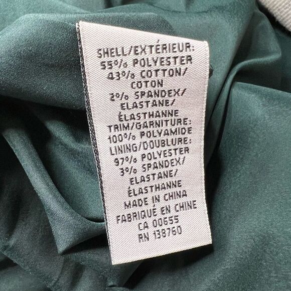 RW&CO green & black fit & flare lace dress size 6 - Picture 5 of 6